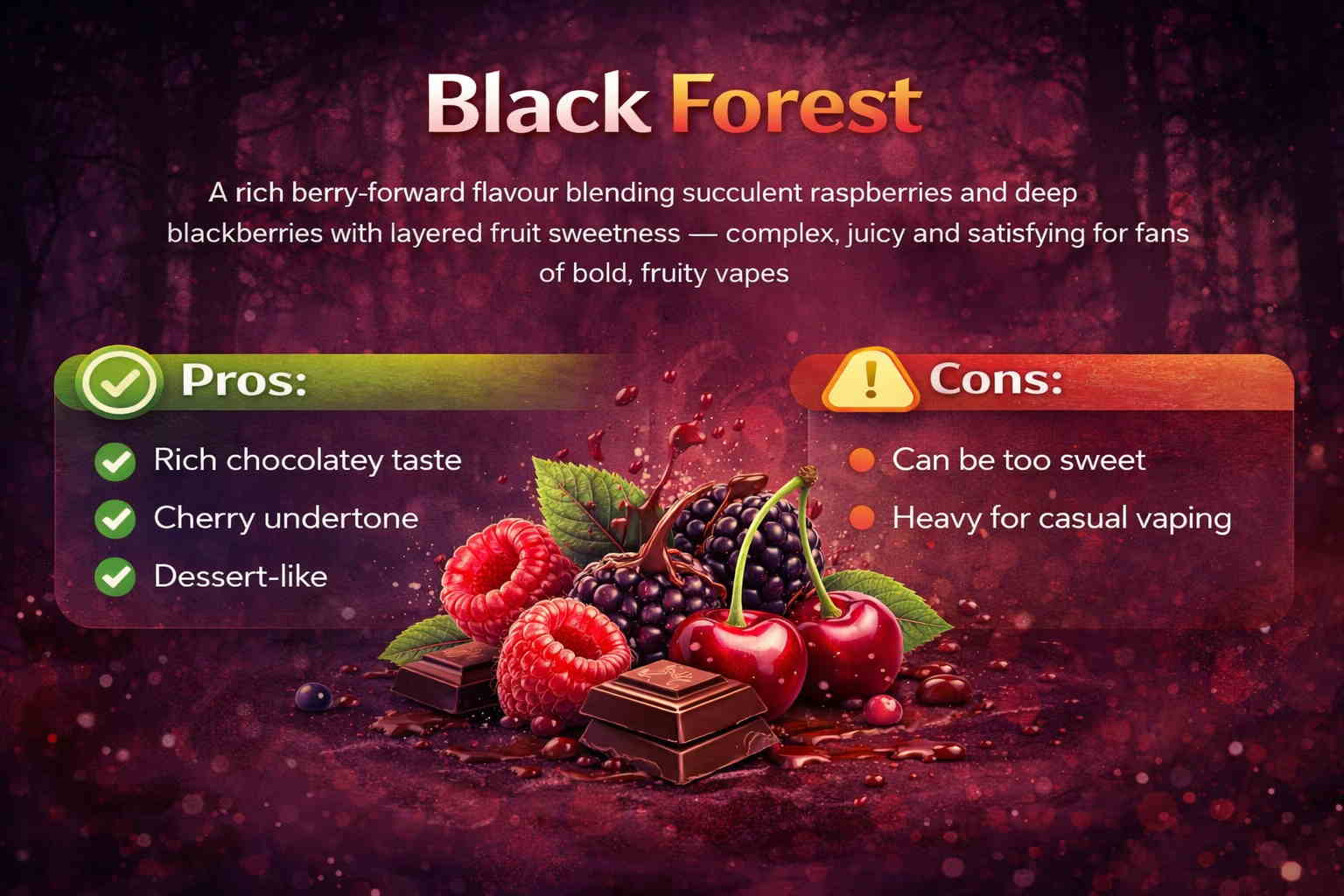 IGET Bar Flavor Black Forest