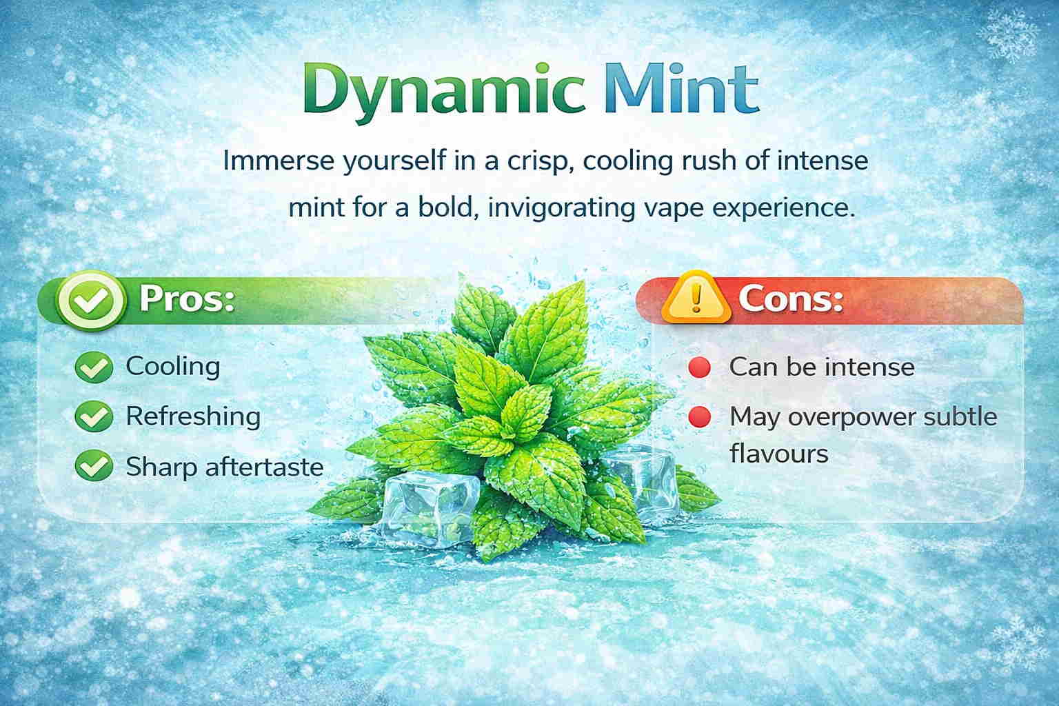 IGET Bar Flavor Dynamic Mint