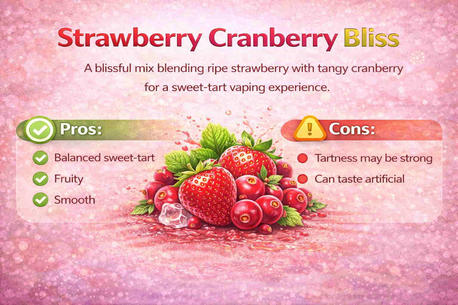 IGET Bar Flavor Strawberry Cranberry Bliss