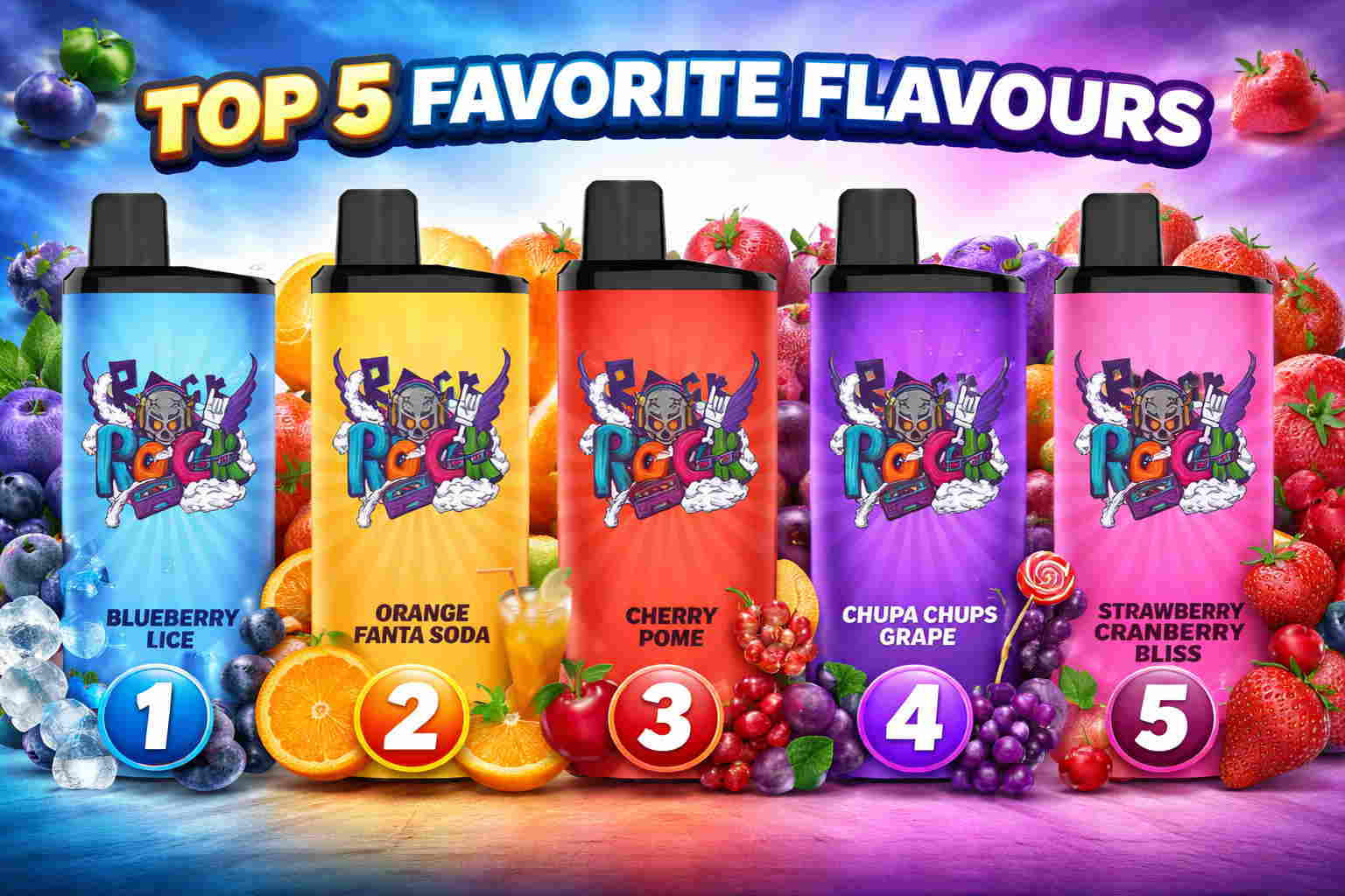 The Five Most Popular Flavors Of IGET Bar Pro 10000 Puffs