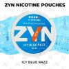 Zyn nicotine pouches icy blue razz