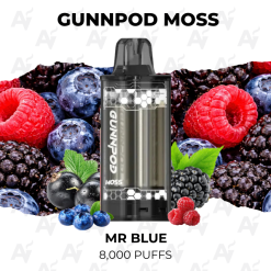 Gunnpod moss 8000 MR BLUE
