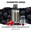 Gunnpod moss 8000 blackberry cherry pomegranate ice