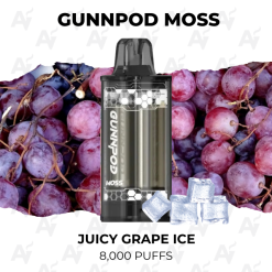 Gunnpod moss 8000 juicy grape ice