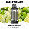 Gunnpod moss 8000 lime lemonade