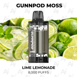 Gunnpod moss 8000 lime lemonade