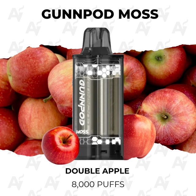 Gunnpod moss 8000 double apple